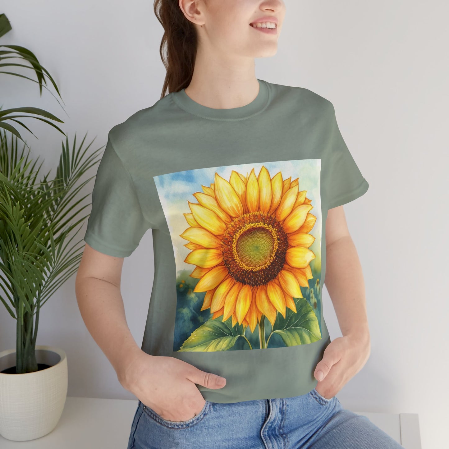 Sunshine Blooms Unisex Jersey Tee