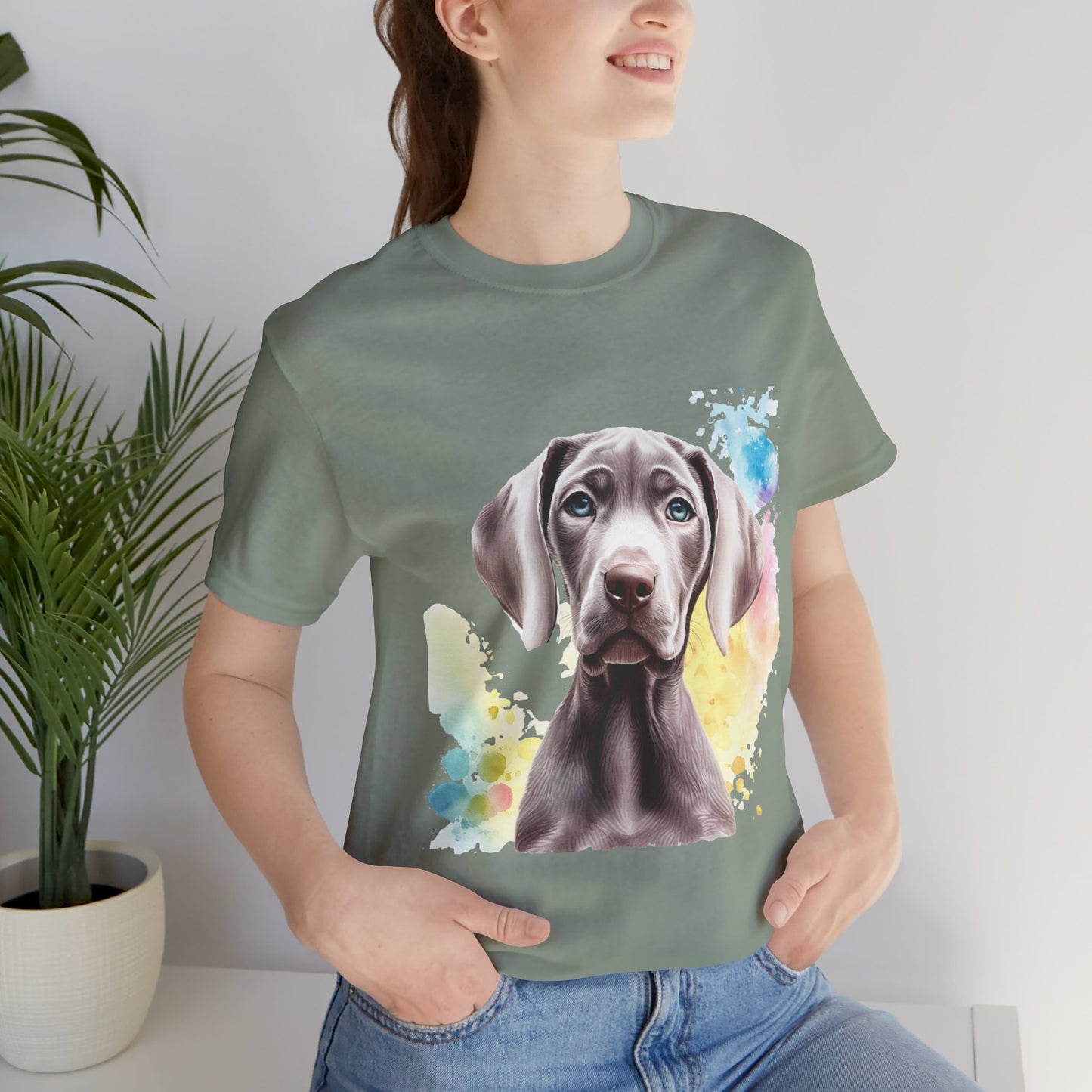 Weimaraner Unisex Jersey Short Sleeve Tee