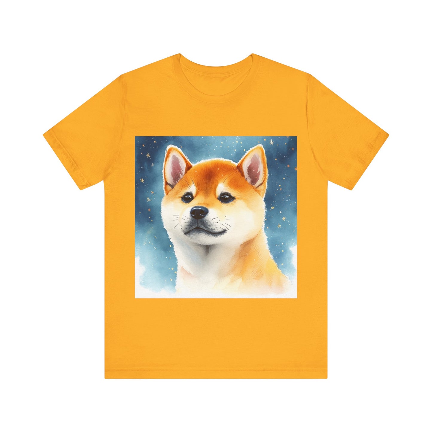 Starry Shiba Inu Unisex Jersey Short Sleeve Tee