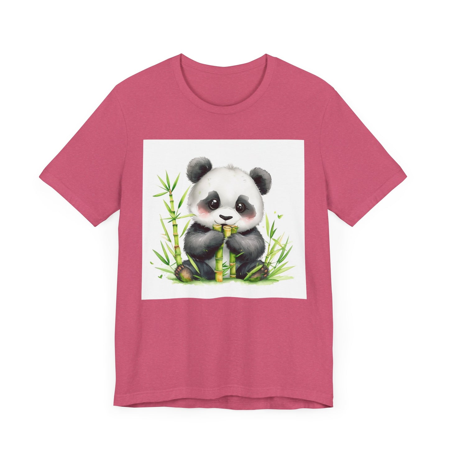 Cute Panda Snack Time Unisex T-Shirt