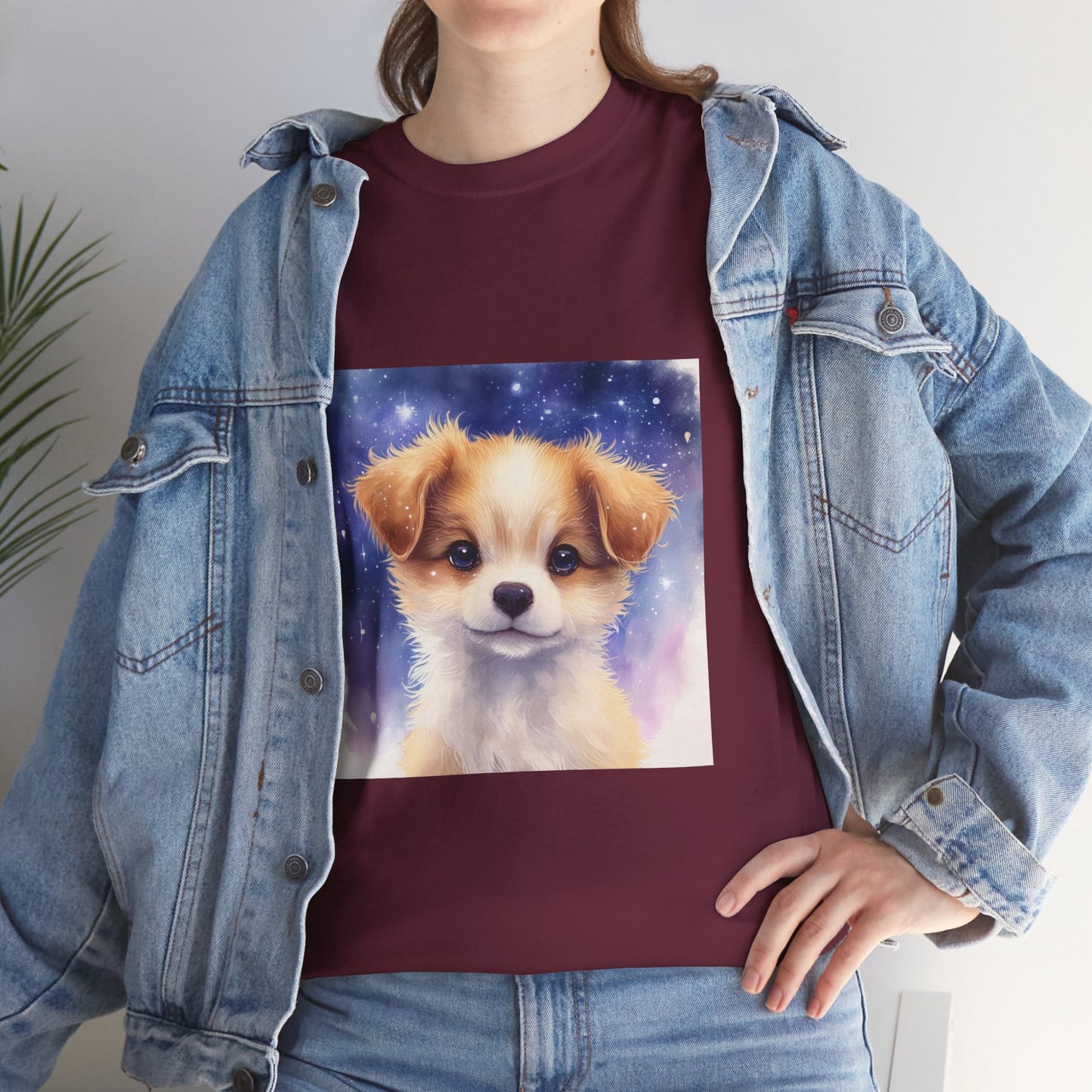 Basenji Puppy Unisex Heavy Cotton Tee