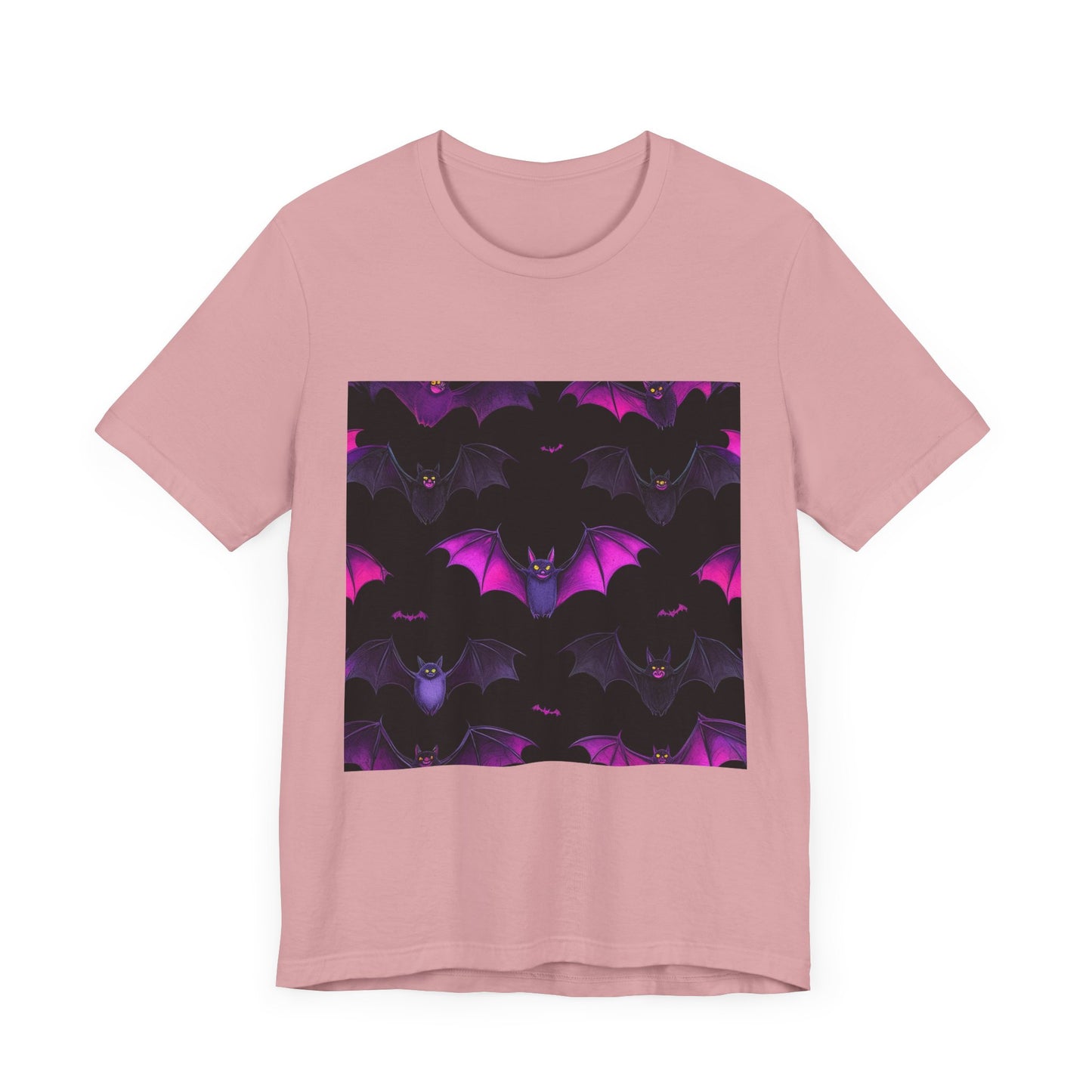 Halloween Bat Pattern Unisex Jersey Short Sleeve Tee