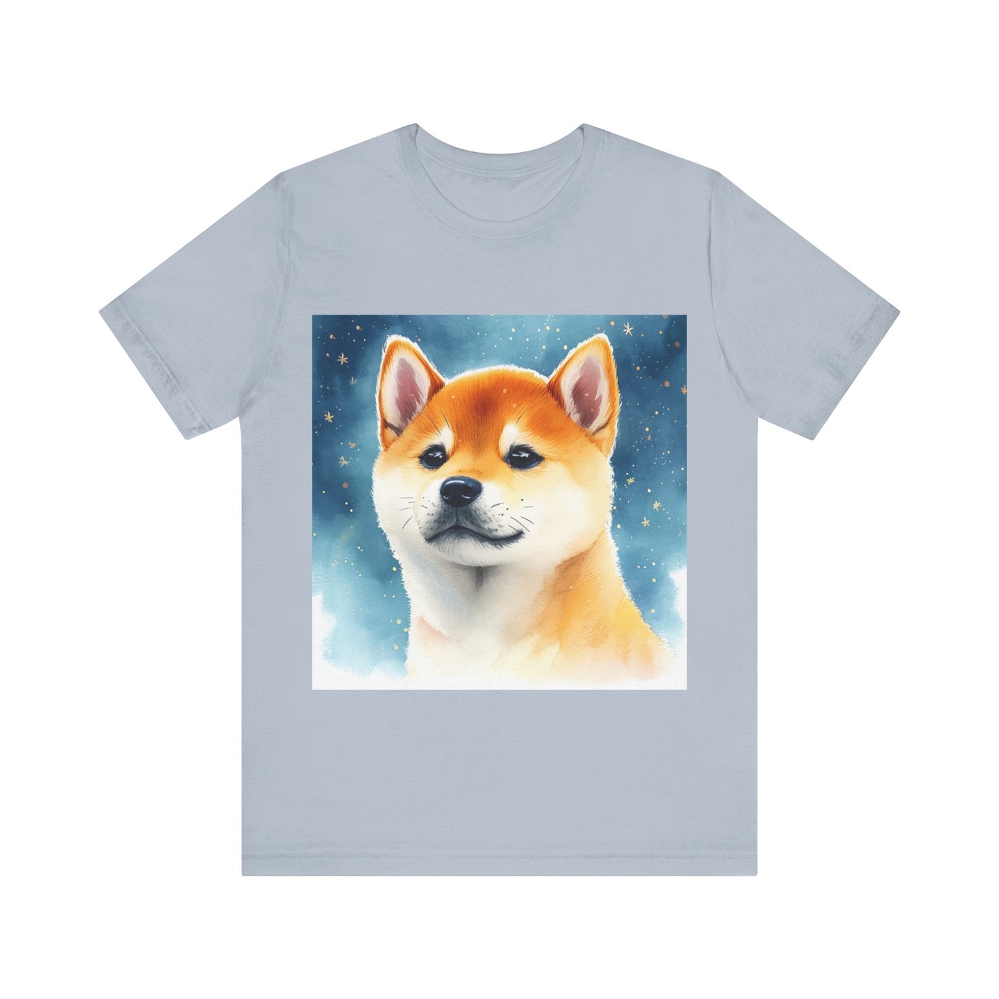 Starry Shiba Inu Unisex Jersey Short Sleeve Tee