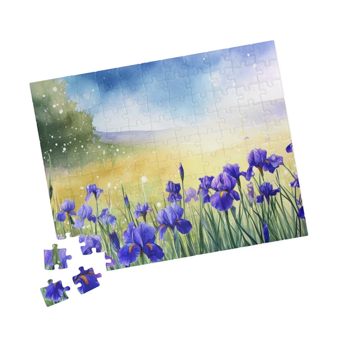 Iris Field Puzzle (110, 252, 520, 1014-piece)