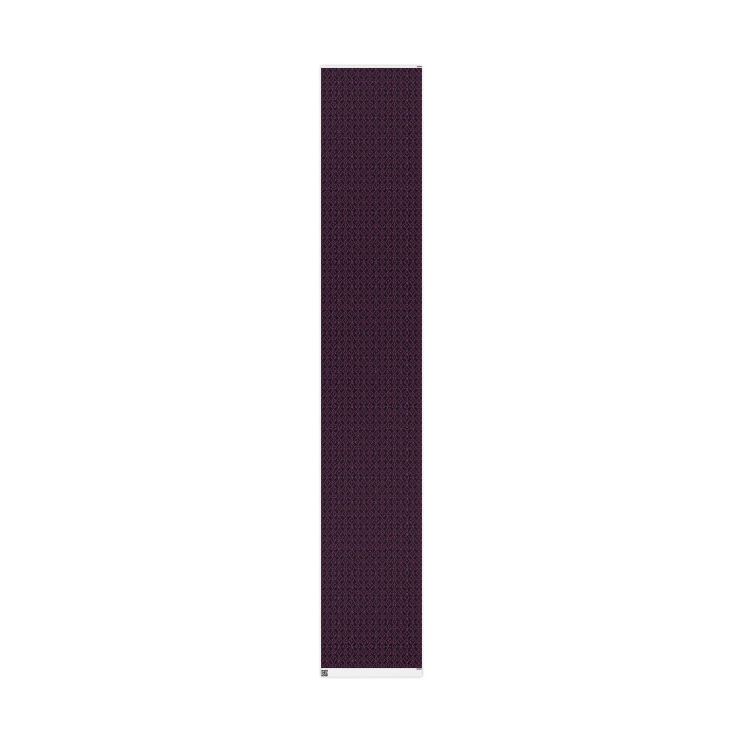 Black and Purple Damask Style Wrapping Papers