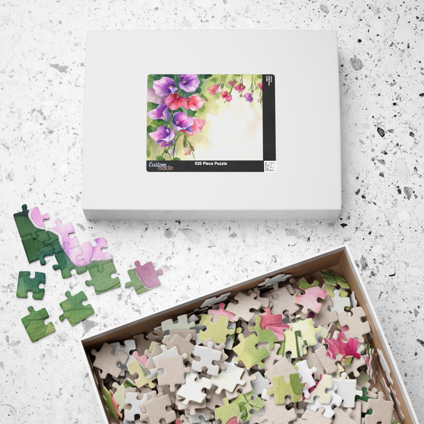 Flowers on a Vine Puzzle (110, 252, 520, 1014-piece)