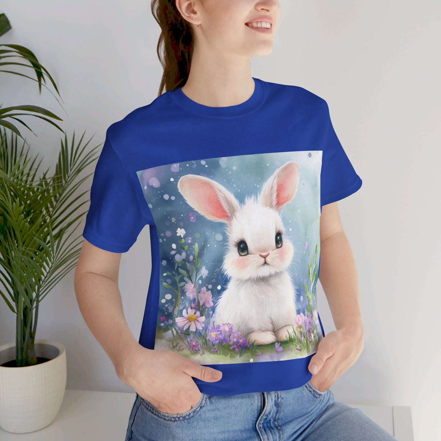 Adorable Bunny Unisex Jersey Short Sleeve Tee