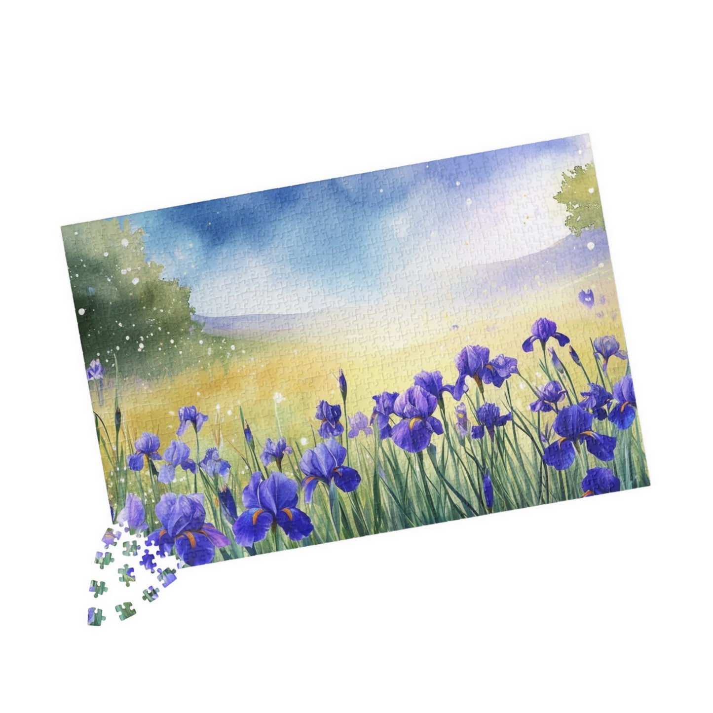 Iris Field Puzzle (110, 252, 520, 1014-piece)
