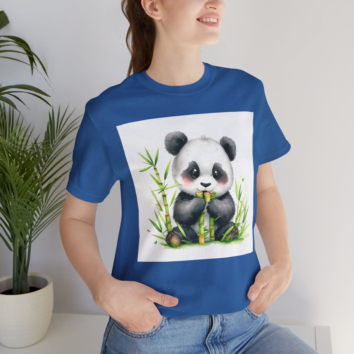 Cute Panda Snack Time Unisex T-Shirt
