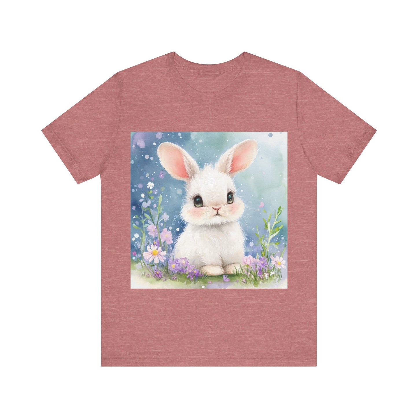 Adorable Bunny Unisex Jersey Short Sleeve Tee
