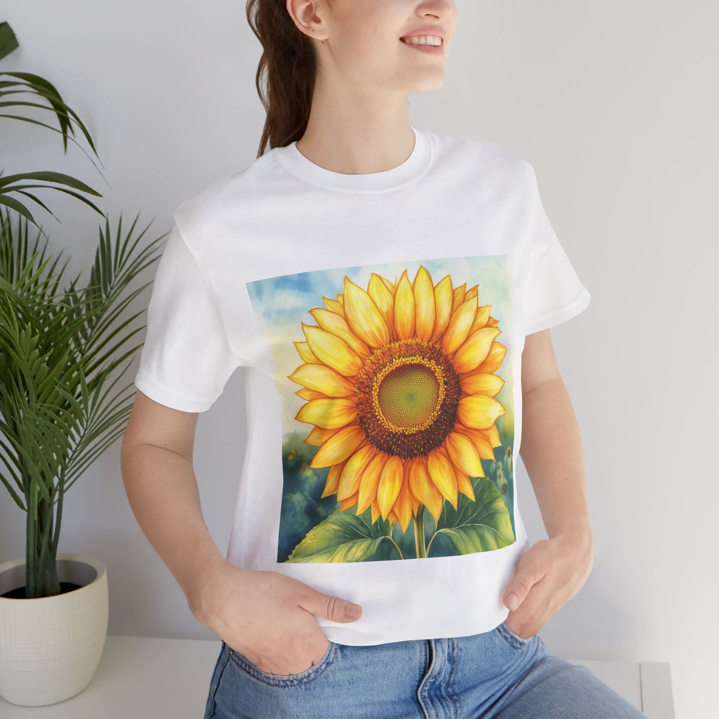 Sunshine Blooms Unisex Jersey Tee