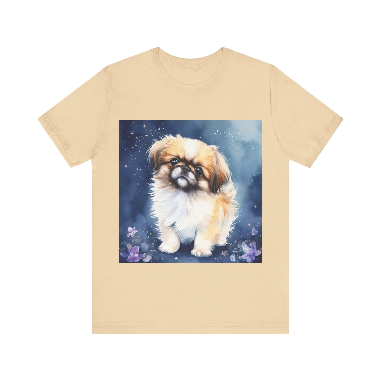Pekinese Puppy Unisex Jersey Short Sleeve Tee