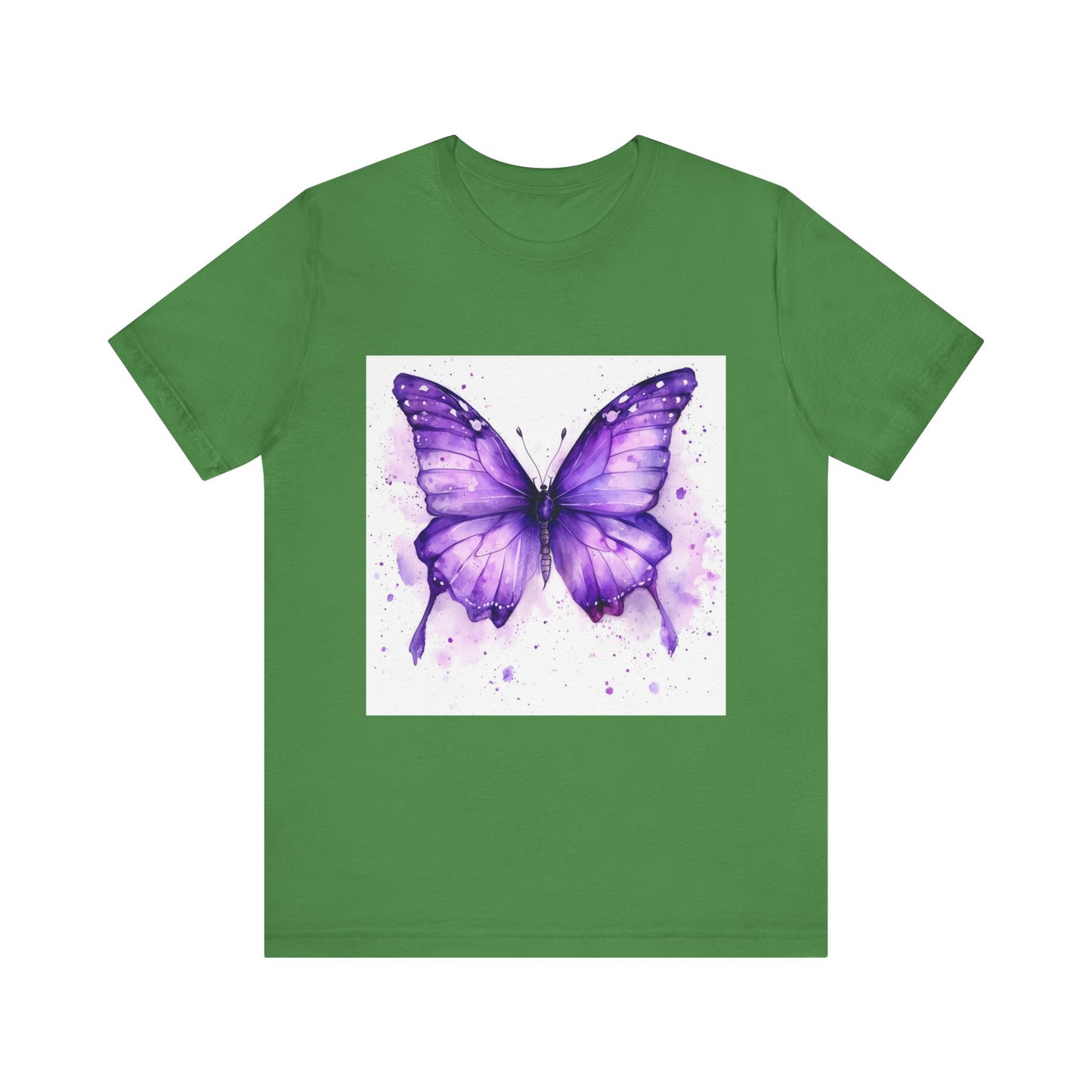 Purple Butterfly Dreams Unisex Jersey Tee - Inspirational Garden Apparel