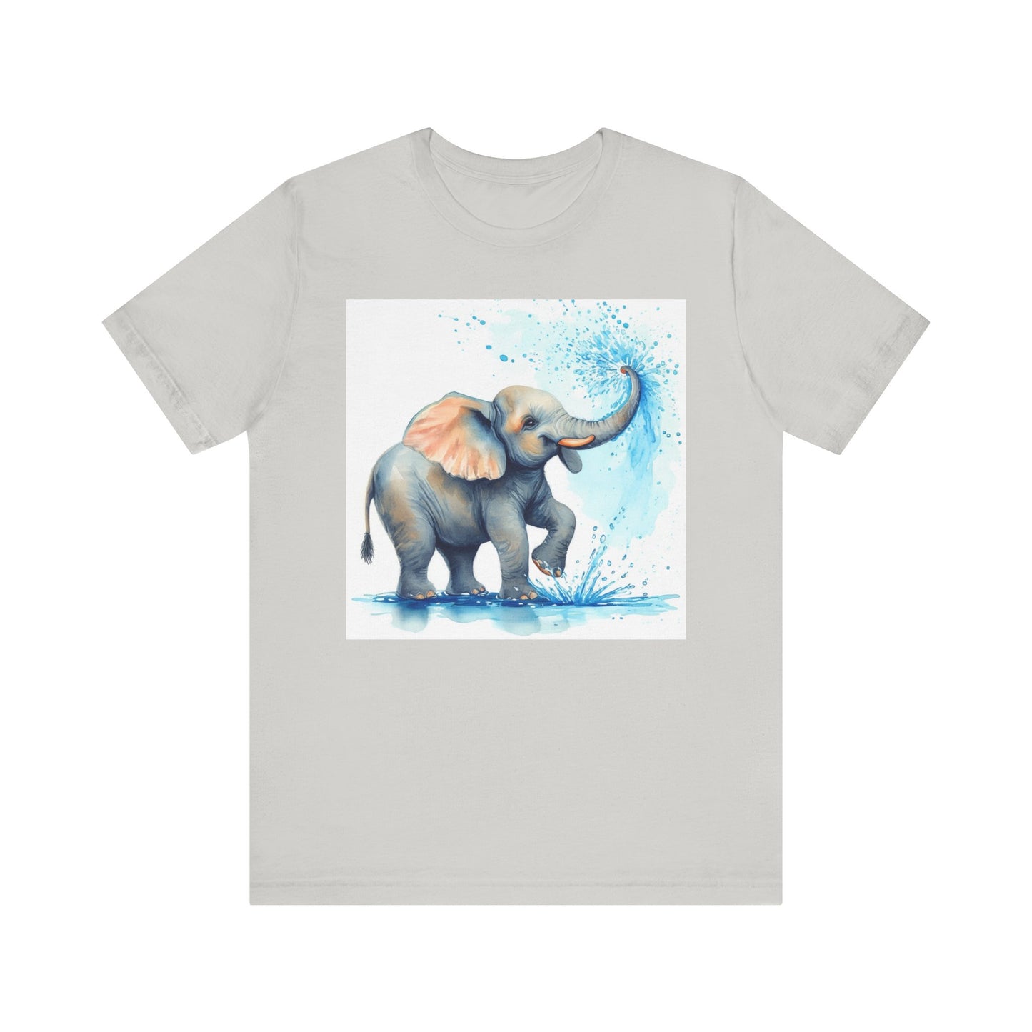 Adorable Elephant Splash Unisex Tee