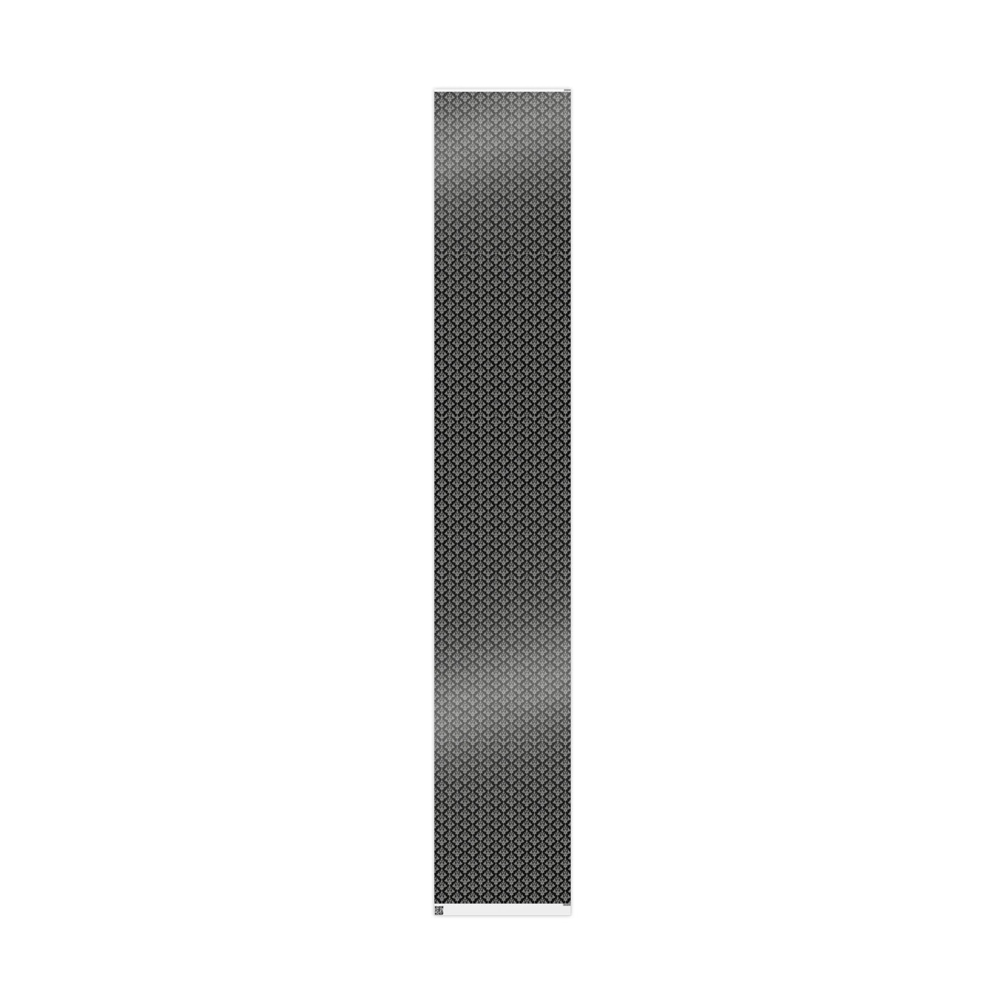 Gray and Black Victorian Pattern Wrapping Papers