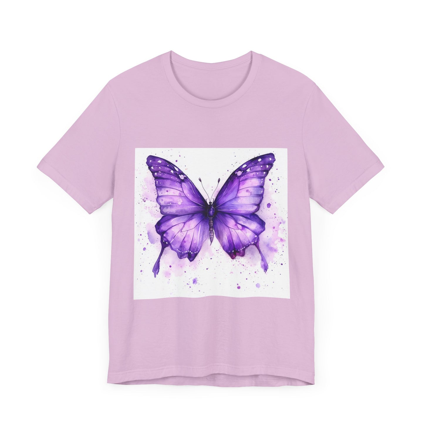 Purple Butterfly Dreams Unisex Jersey Tee - Inspirational Garden Apparel