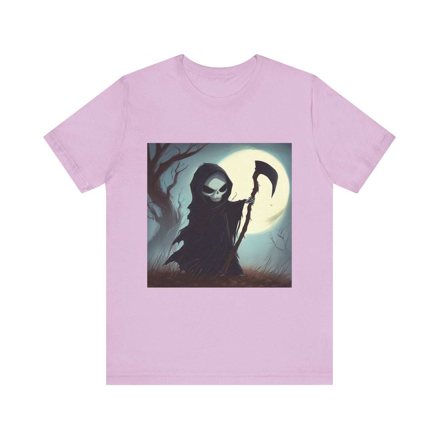 Dark Cute Grim Reaper Unisex Jersey Short Sleeve Tee