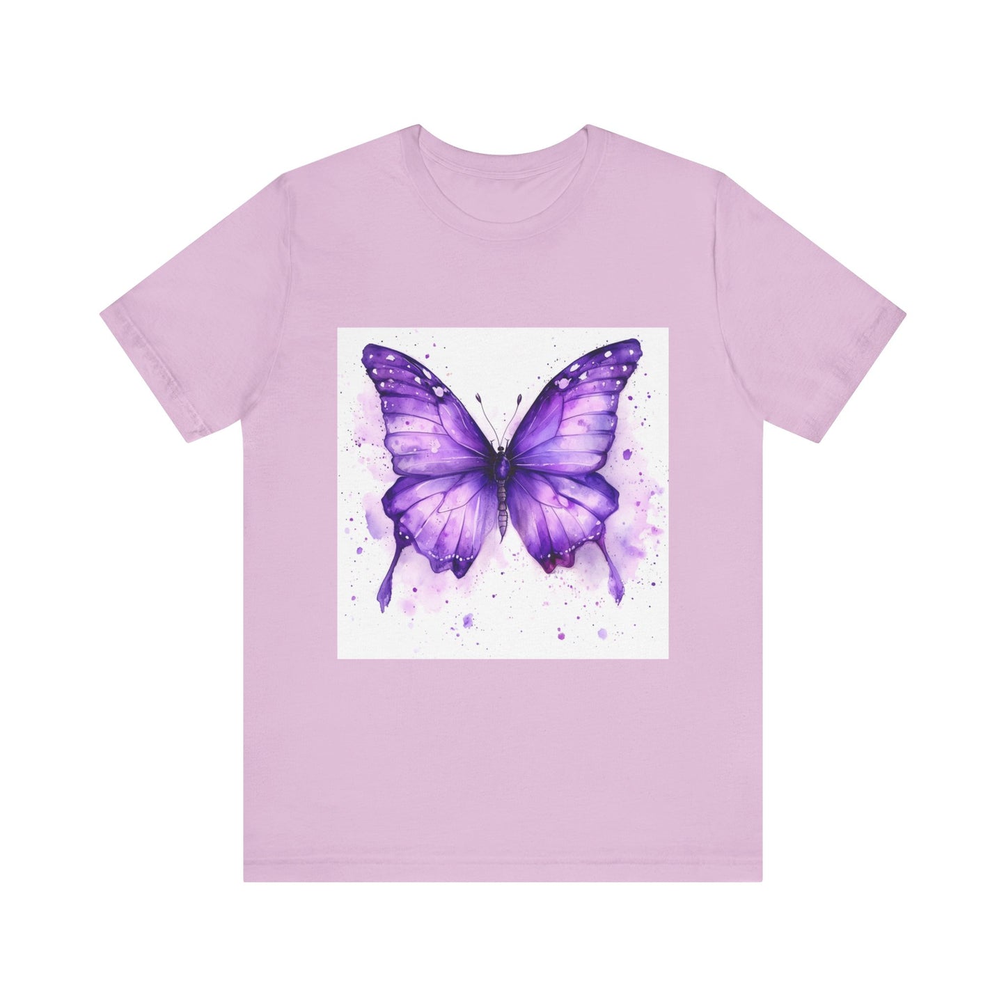Purple Butterfly Dreams Unisex Jersey Tee - Inspirational Garden Apparel