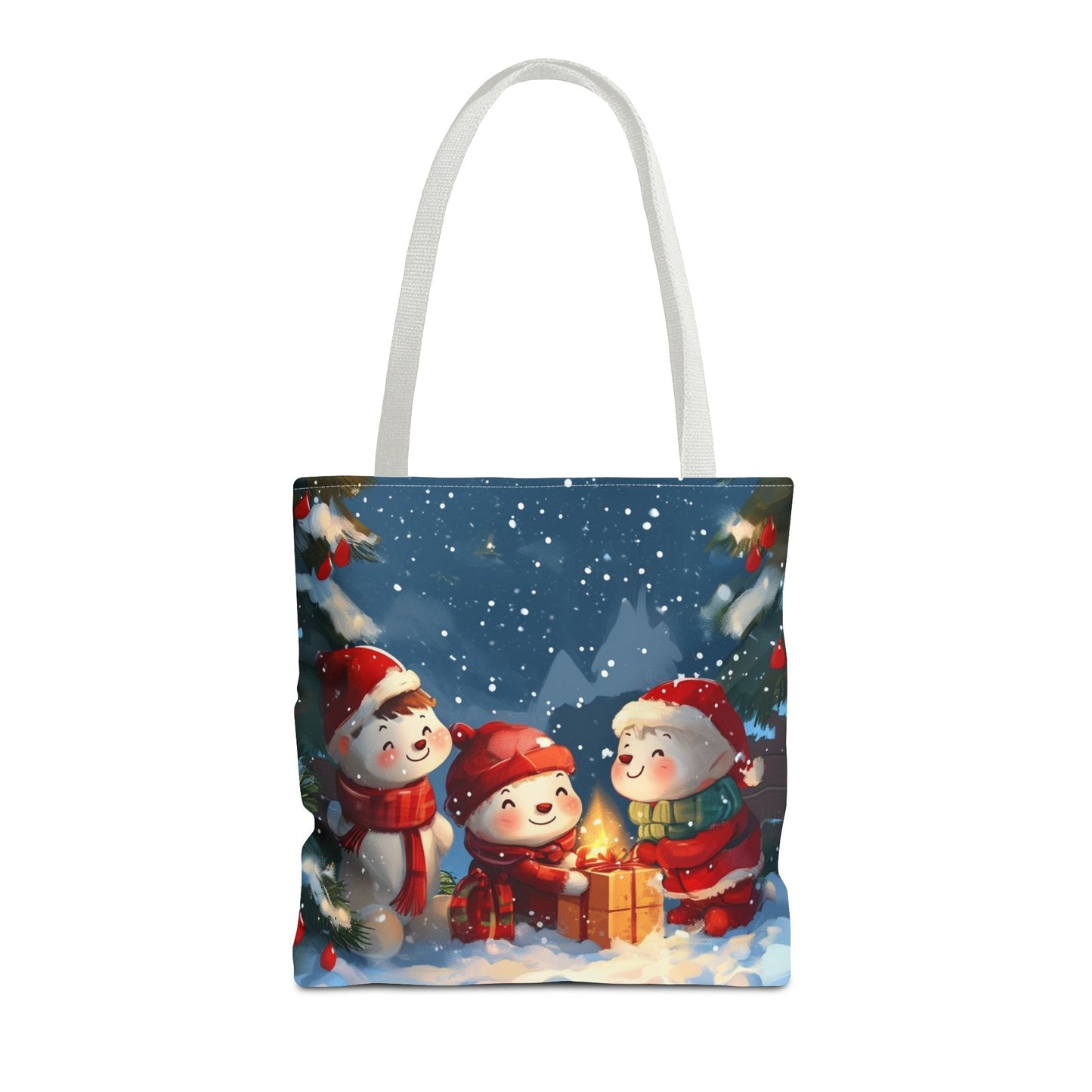 Snowman Family Tote Bag (AOP)