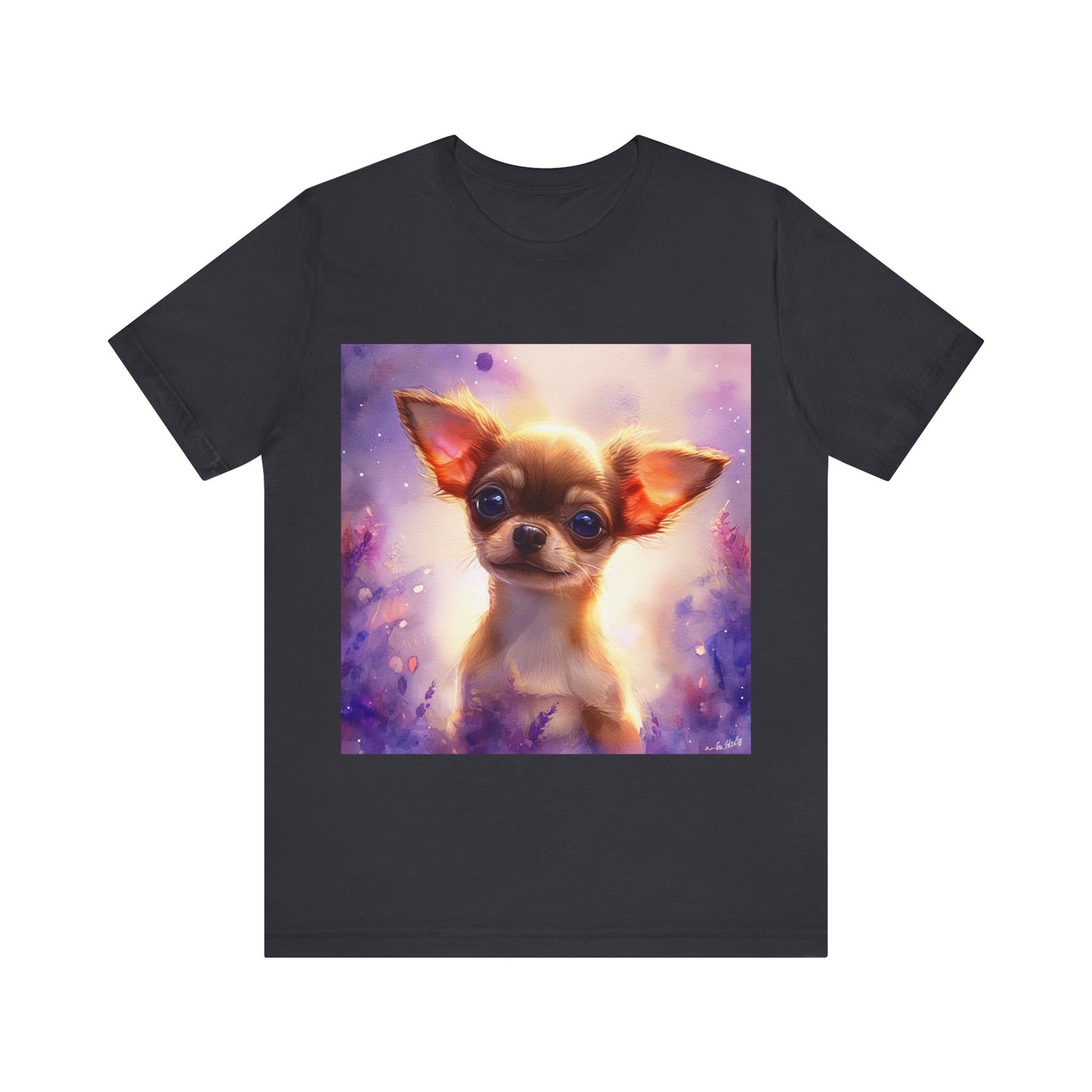 Galaxy Chihuahua Unisex Jersey Short Sleeve Tee
