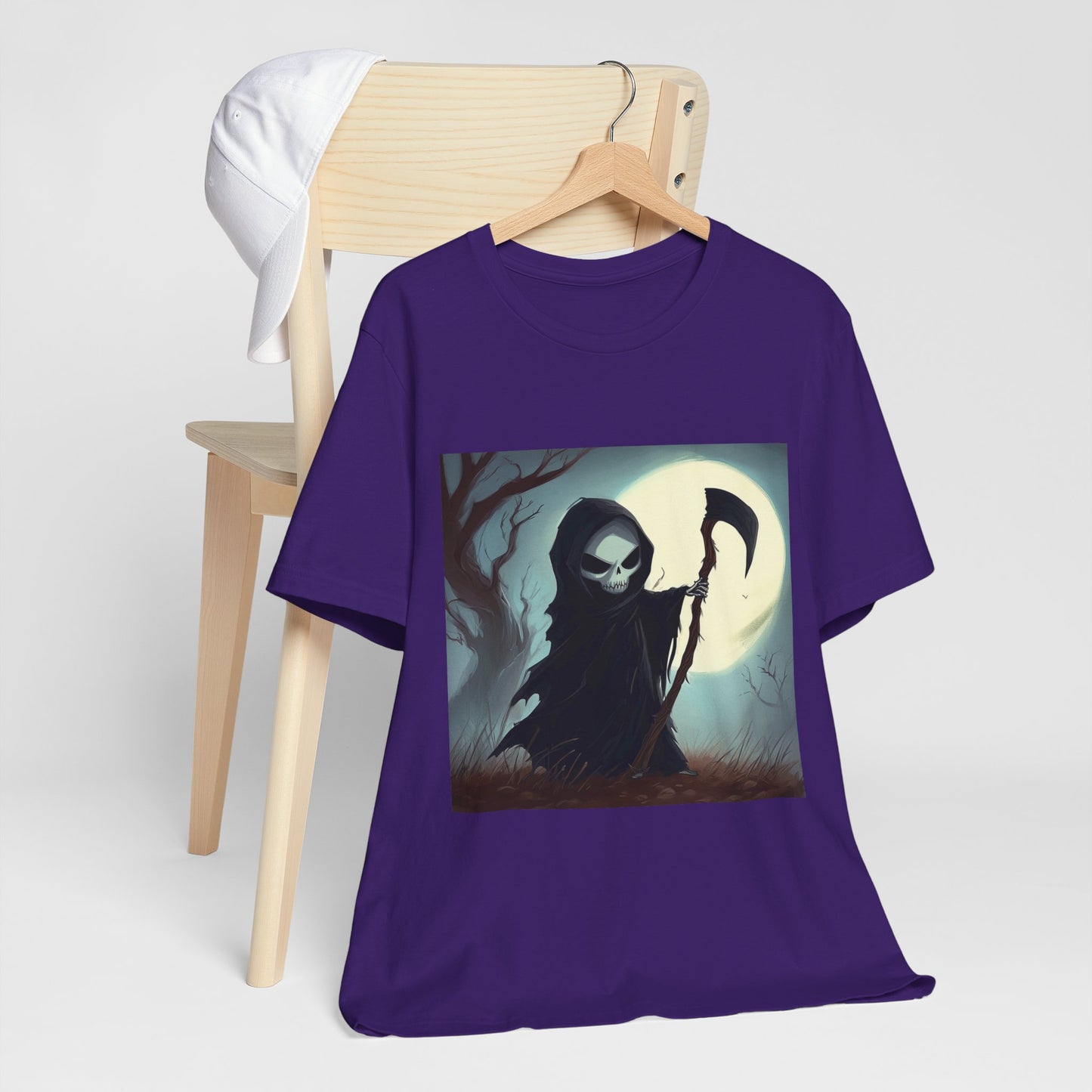 Dark Cute Grim Reaper Unisex Jersey Short Sleeve Tee