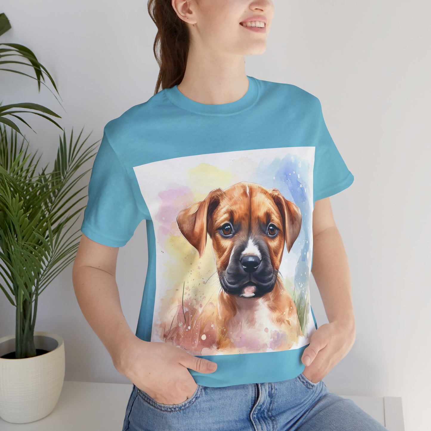 Mastiff Puppy Unisex Jersey Short Sleeve Tee