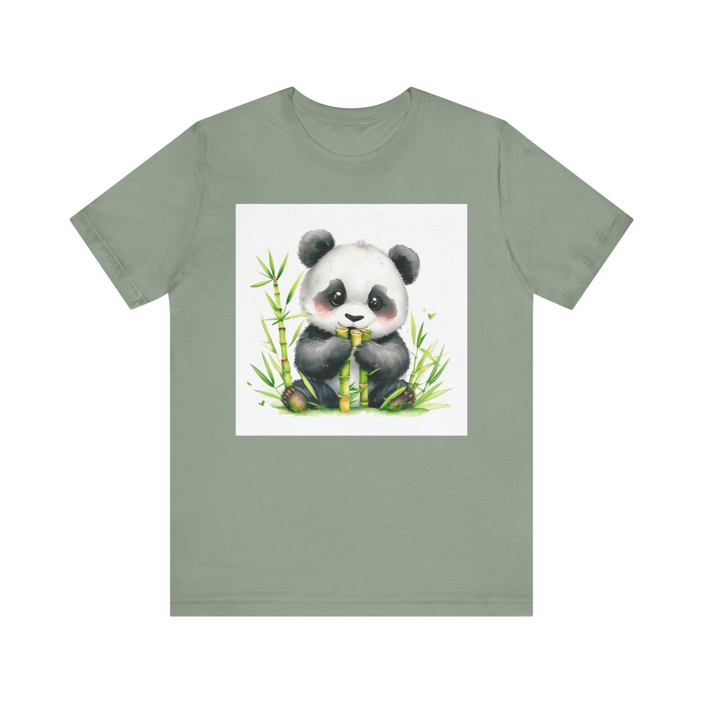 Cute Panda Snack Time Unisex T-Shirt