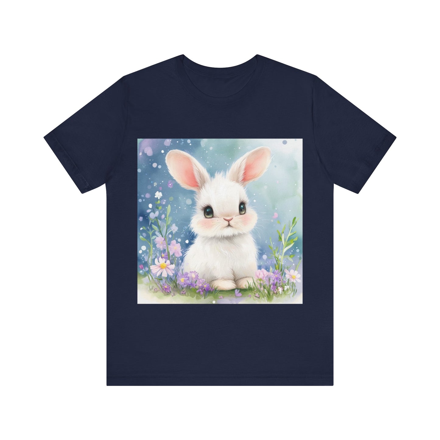 Adorable Bunny Unisex Jersey Short Sleeve Tee