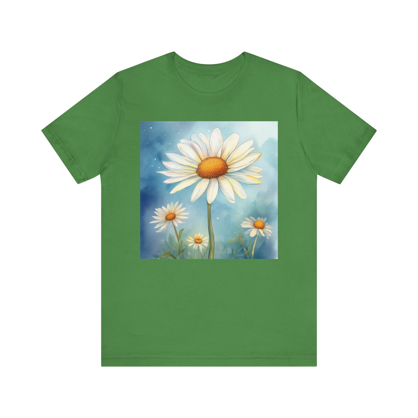 Delightful Daisy Unisex Jersey Tee - Nature-Inspired Floral Design