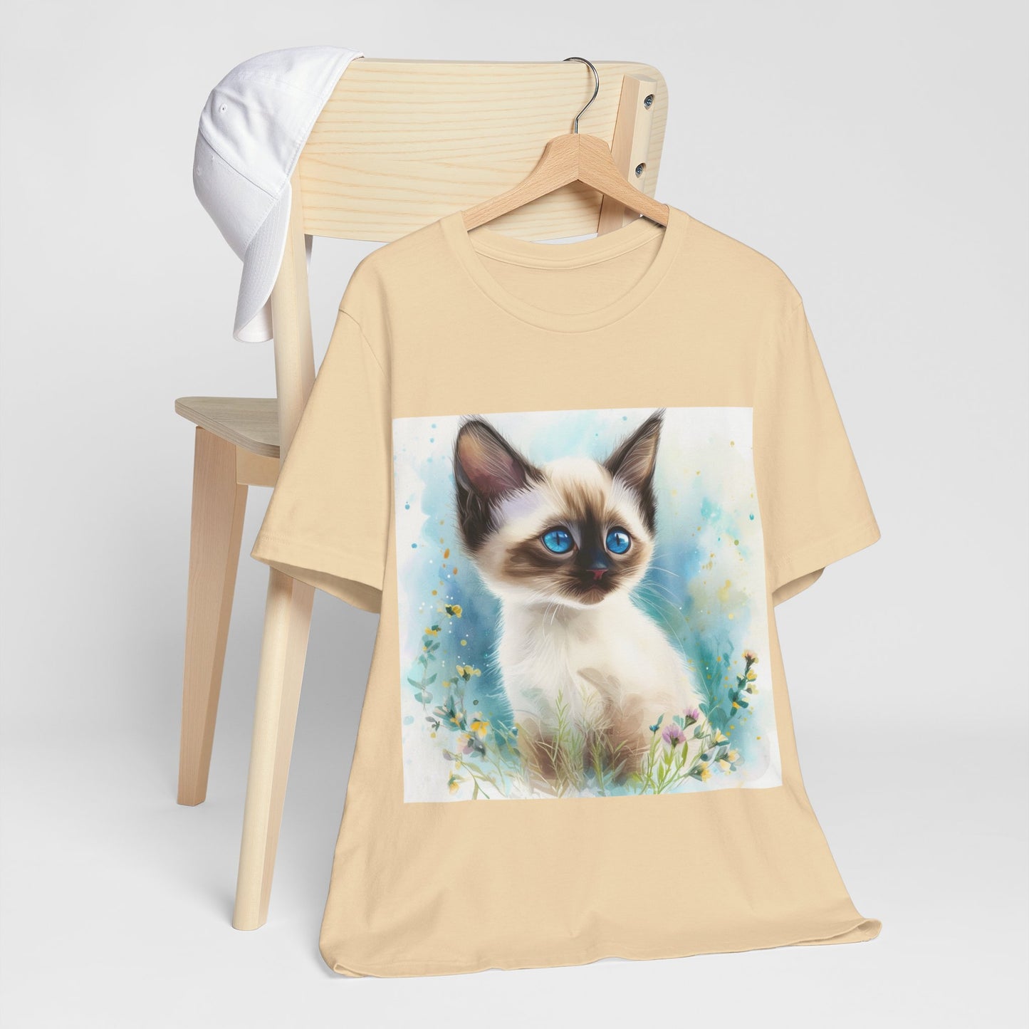Siamese Kitten Unisex Jersey Short Sleeve Tee