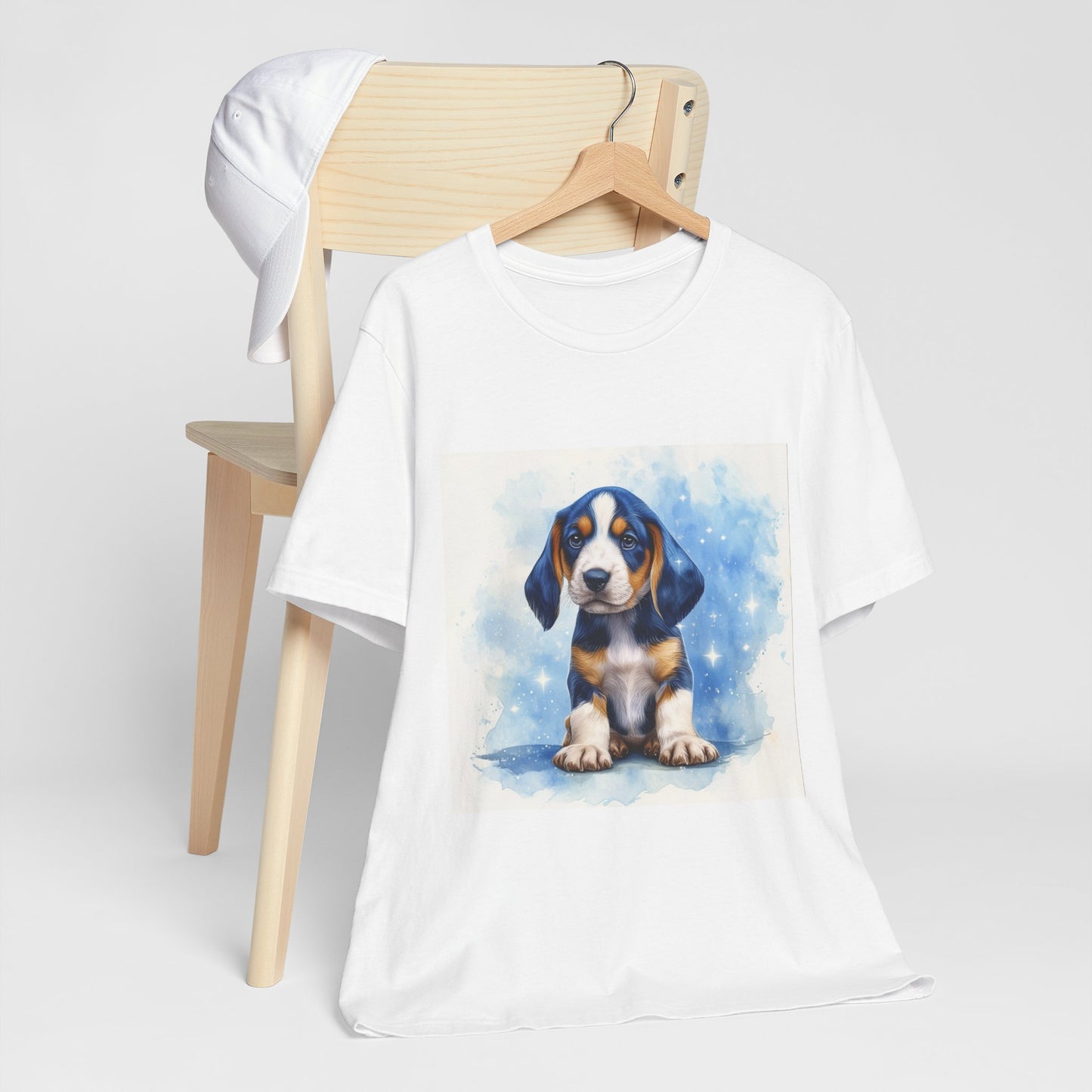 Blue Tick Puppy Unisex Jersey Short Sleeve Tee