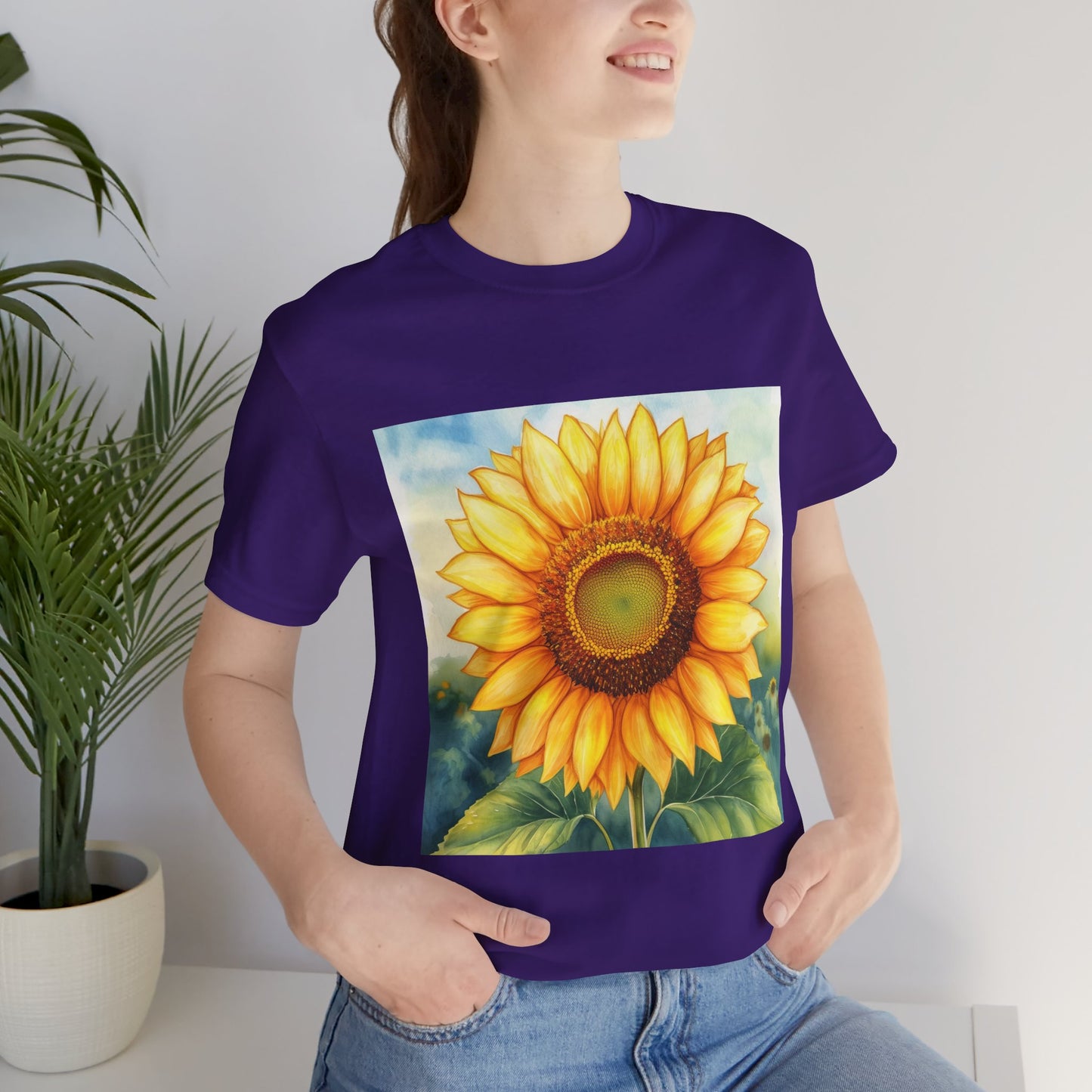 Sunshine Blooms Unisex Jersey Tee