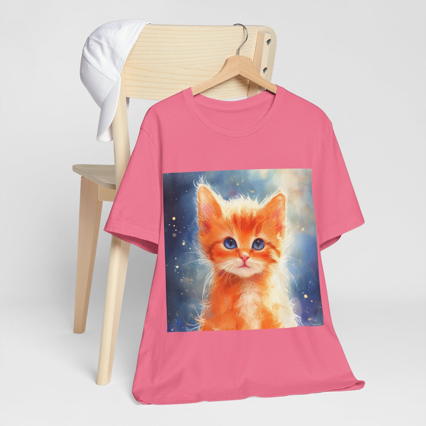 Orange Kitten Unisex Jersey Short Sleeve Tee