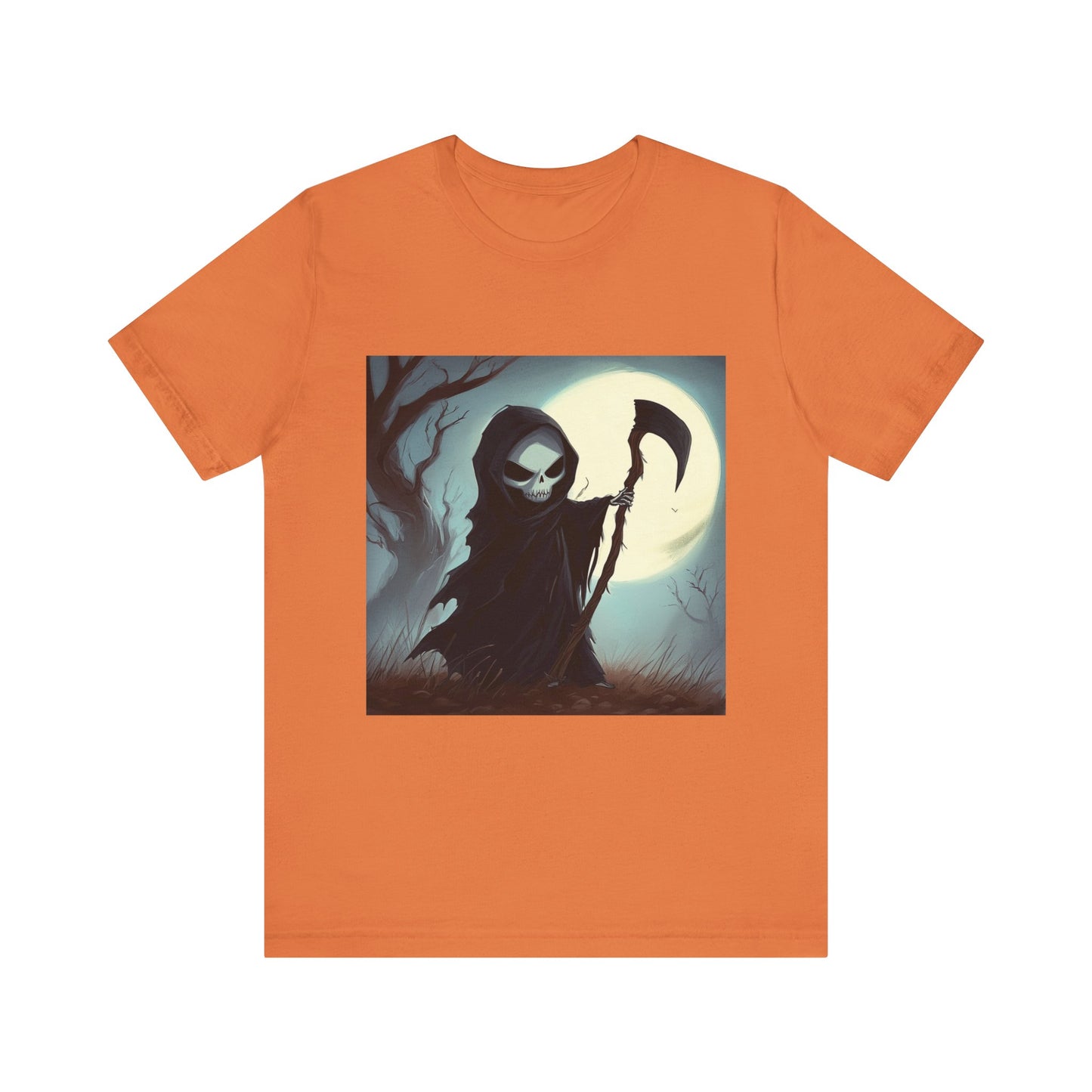 Dark Cute Grim Reaper Unisex Jersey Short Sleeve Tee
