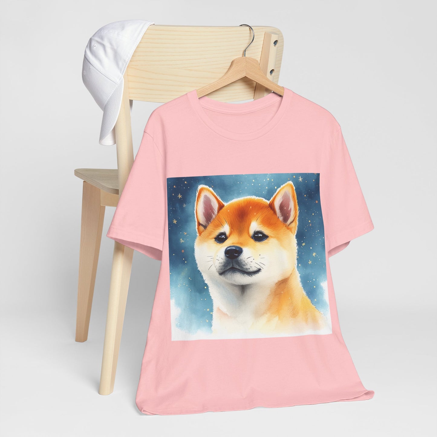 Starry Shiba Inu Unisex Jersey Short Sleeve Tee