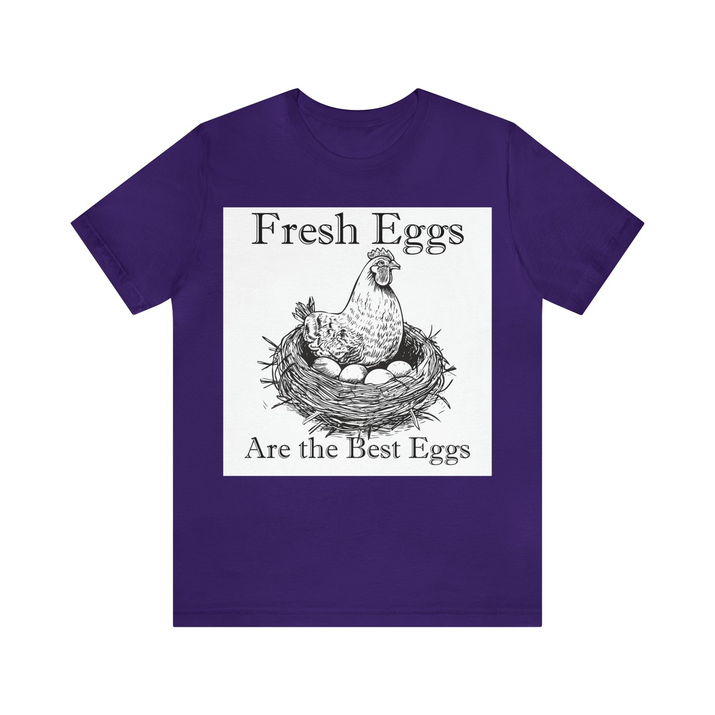 Fresh Eggs Unisex Jersey Short Sleeve Tee
