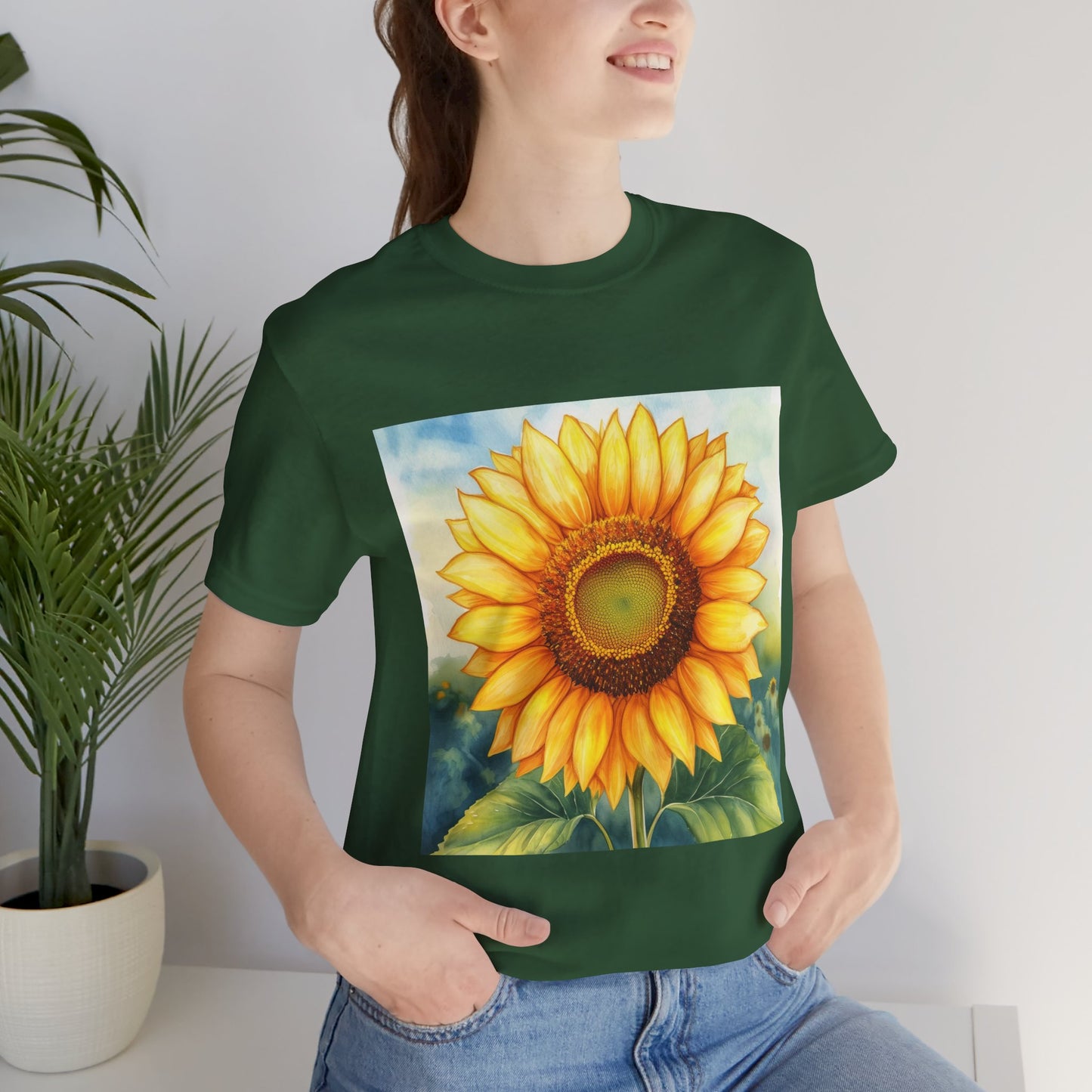 Sunshine Blooms Unisex Jersey Tee