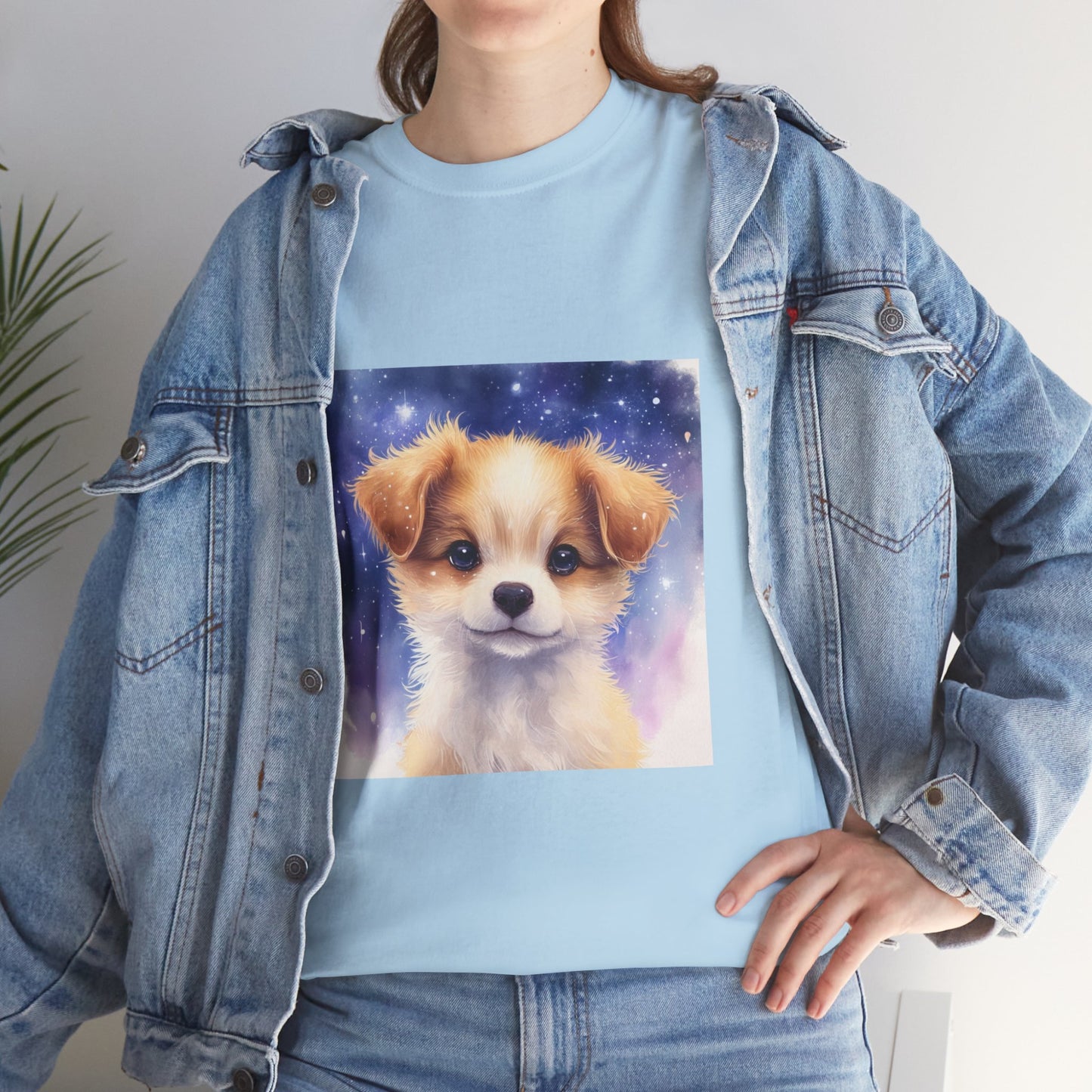 Basenji Puppy Unisex Heavy Cotton Tee