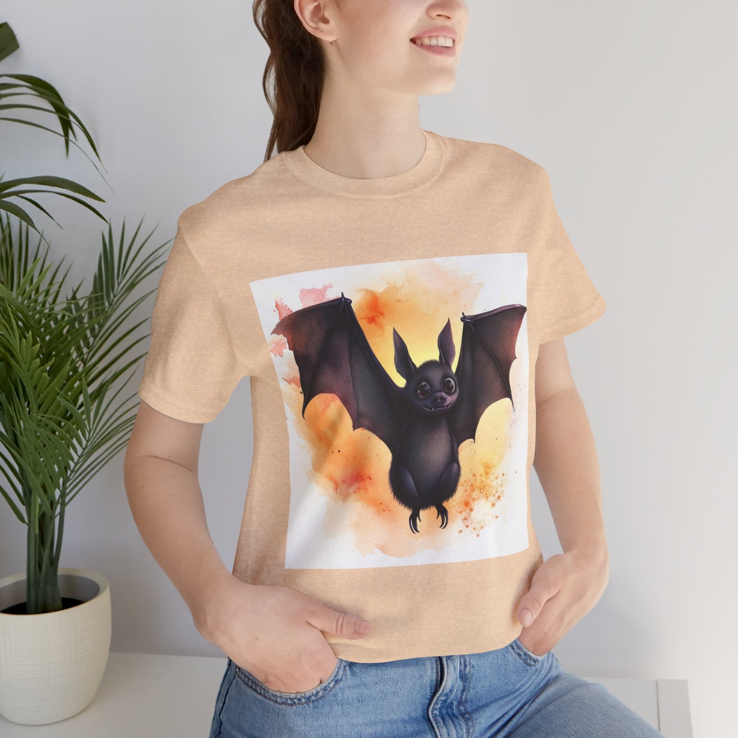 Funny Bat Unisex Jersey Short Sleeve Tee