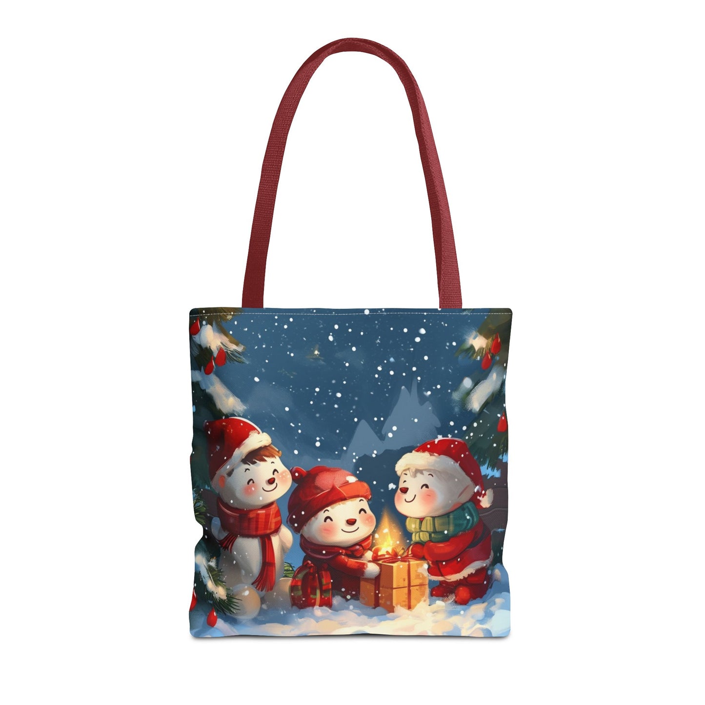 Snowman Family Tote Bag (AOP)