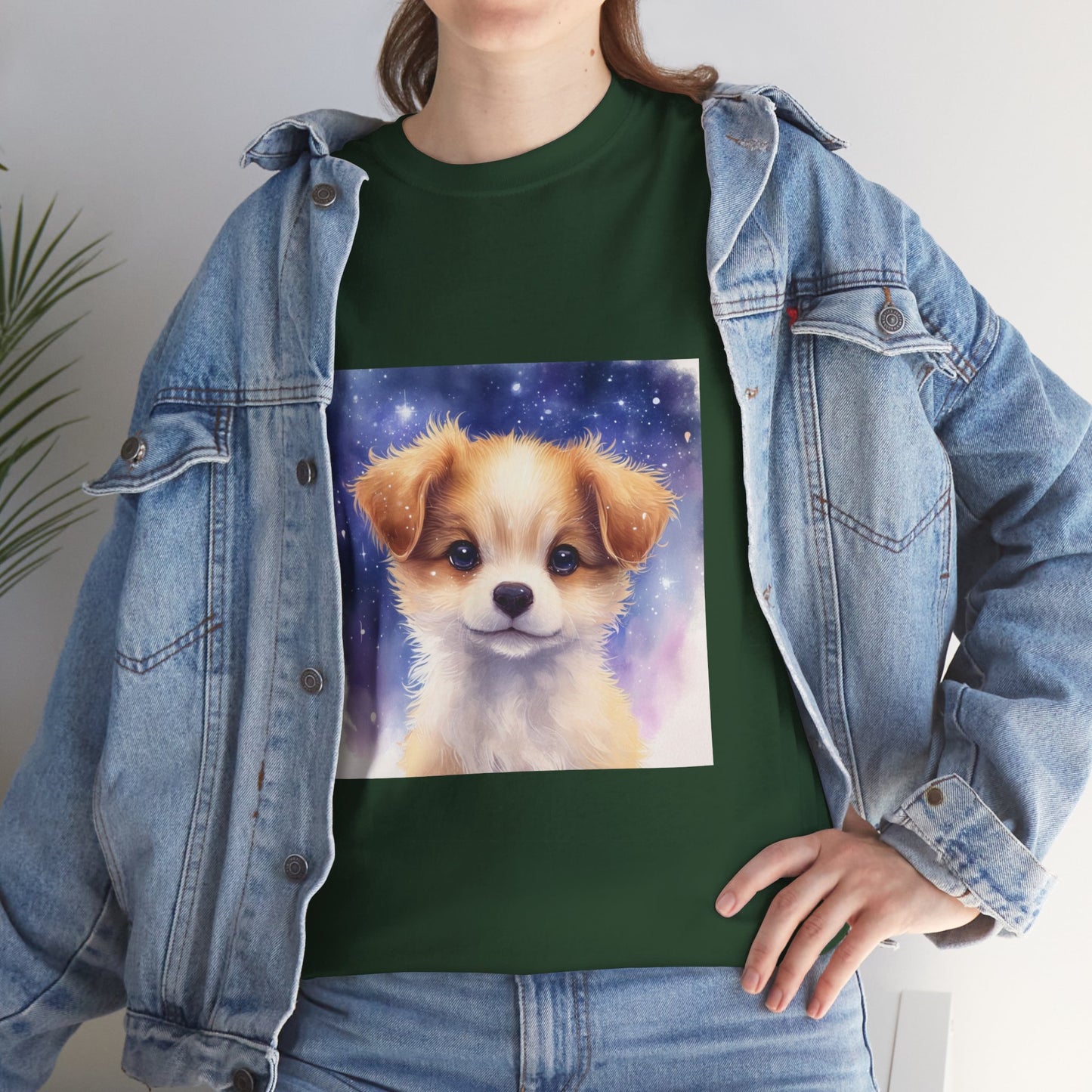 Basenji Puppy Unisex Heavy Cotton Tee