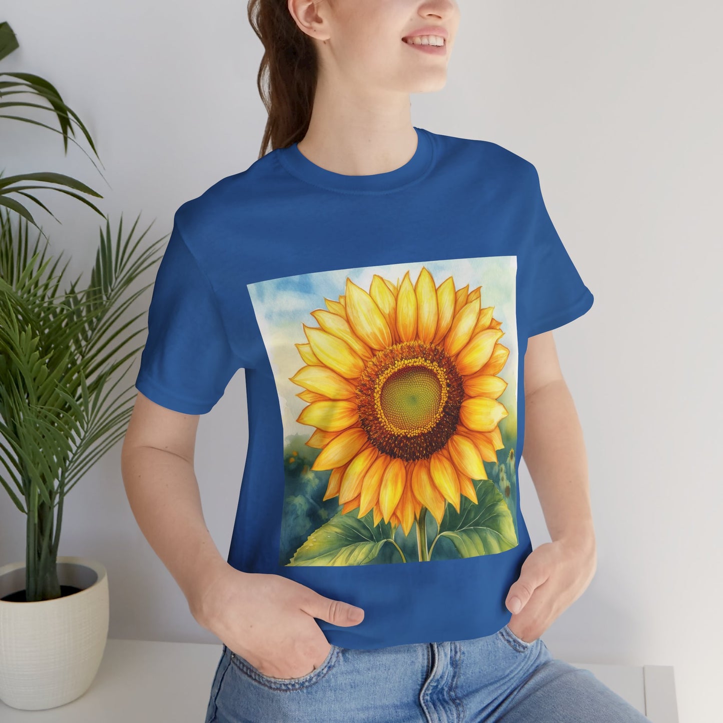 Sunshine Blooms Unisex Jersey Tee