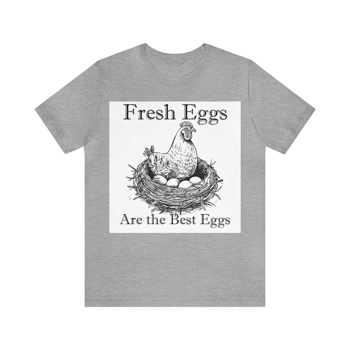 Fresh Eggs Unisex Jersey Short Sleeve Tee