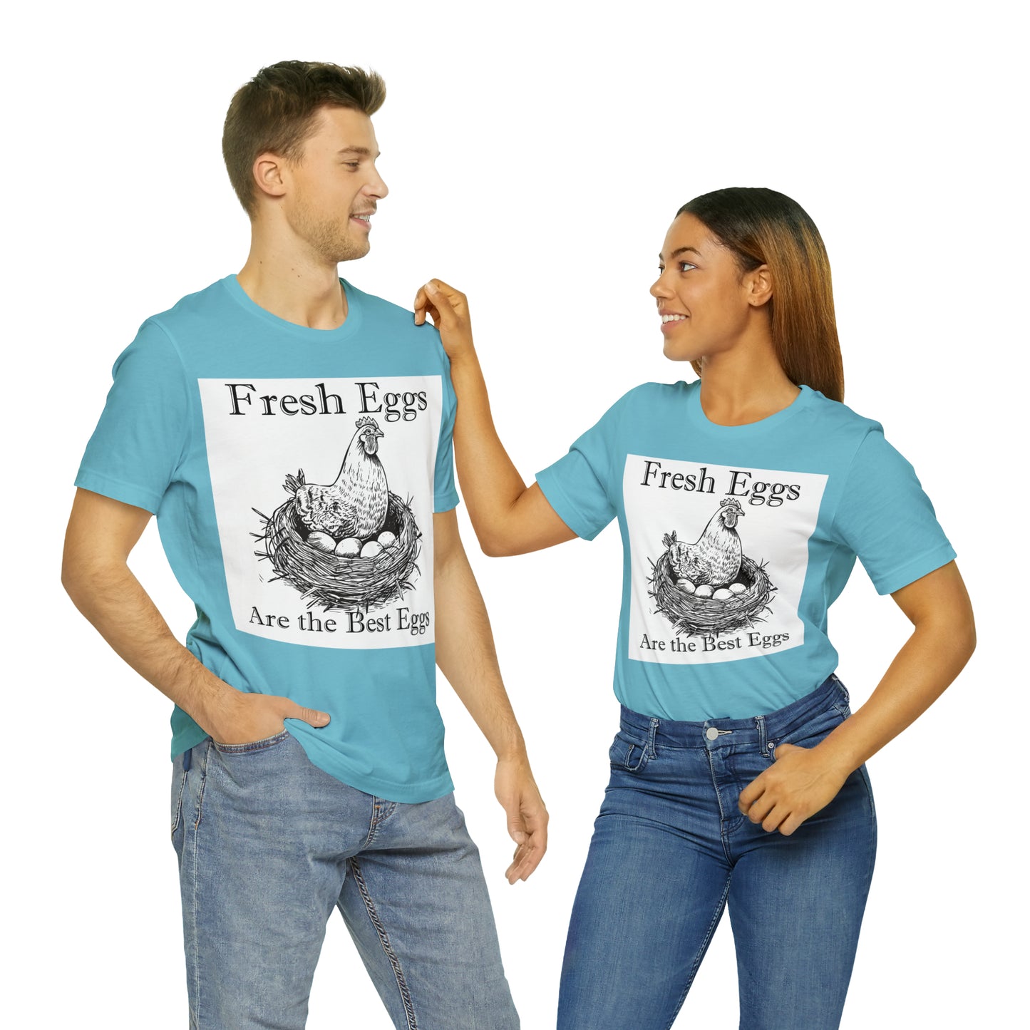 Fresh Eggs Unisex Jersey Short Sleeve Tee