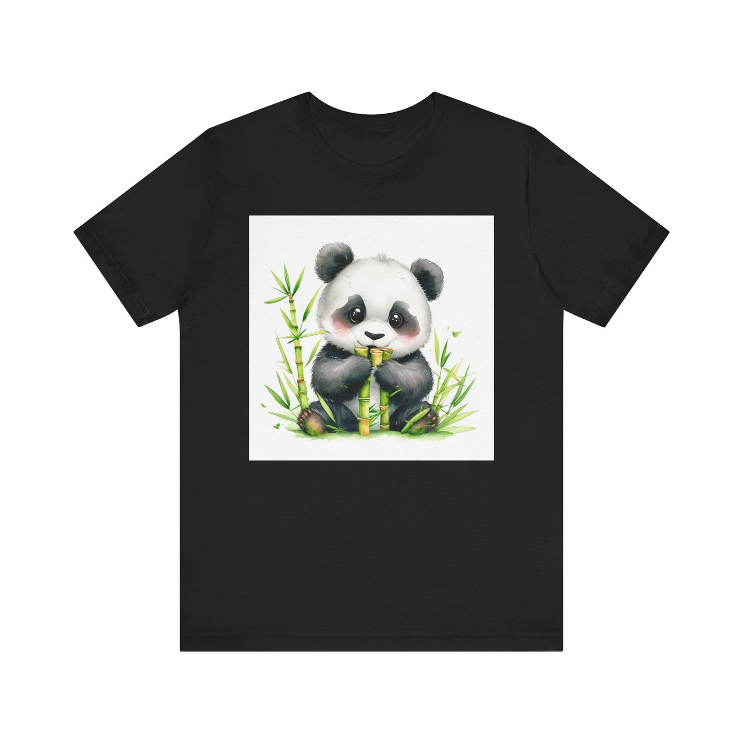 Cute Panda Snack Time Unisex T-Shirt