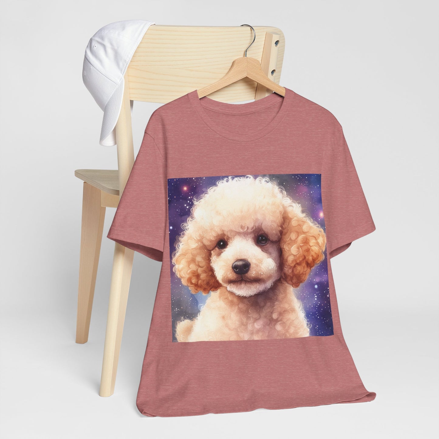 Fluffy Poodle Unisex Jersey Short Sleeve Tee
