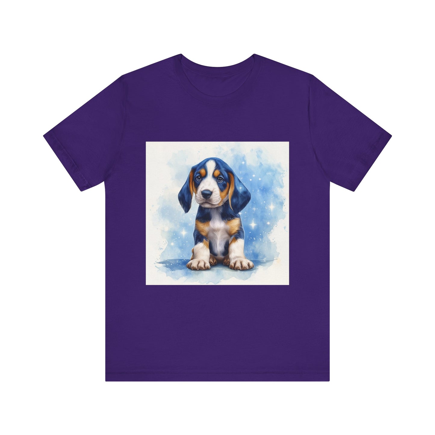 Blue Tick Puppy Unisex Jersey Short Sleeve Tee