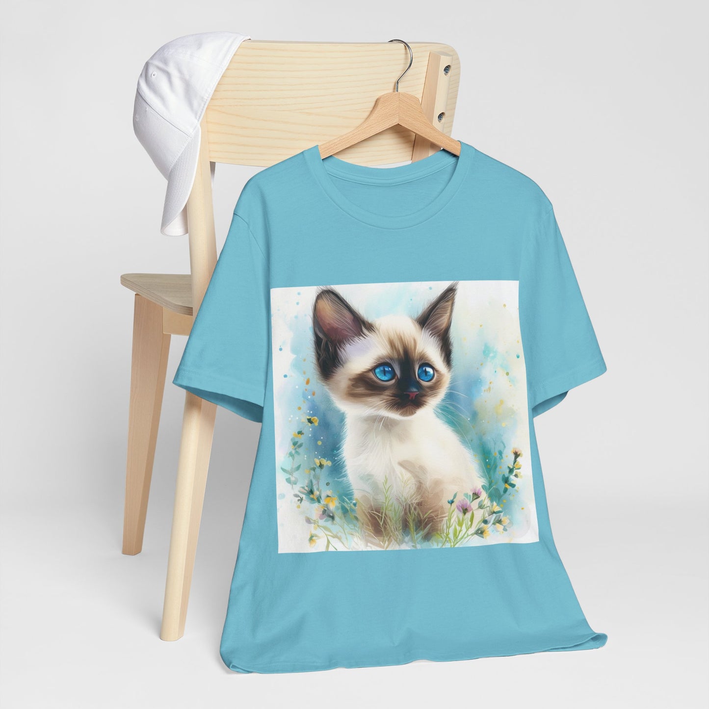 Siamese Kitten Unisex Jersey Short Sleeve Tee