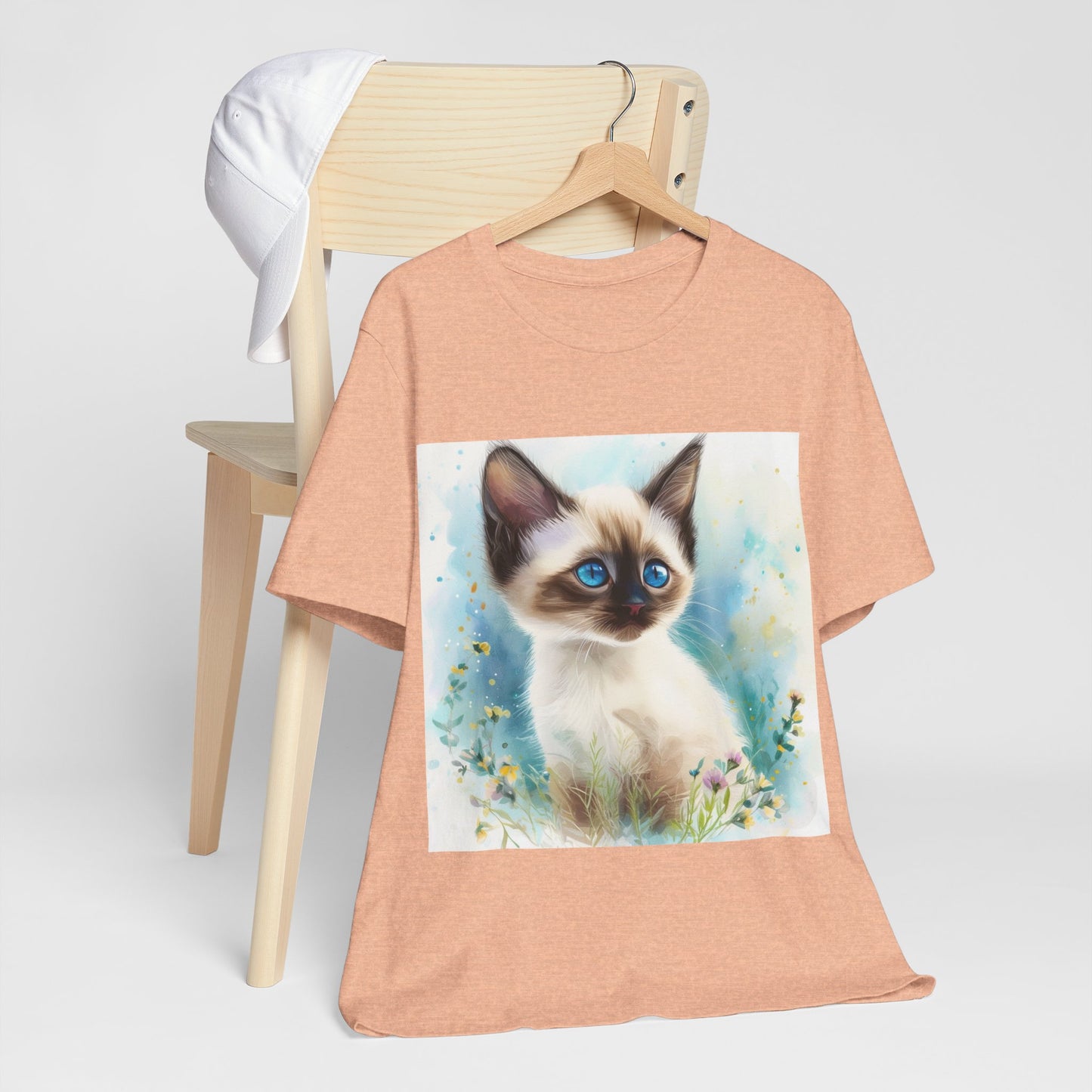 Siamese Kitten Unisex Jersey Short Sleeve Tee
