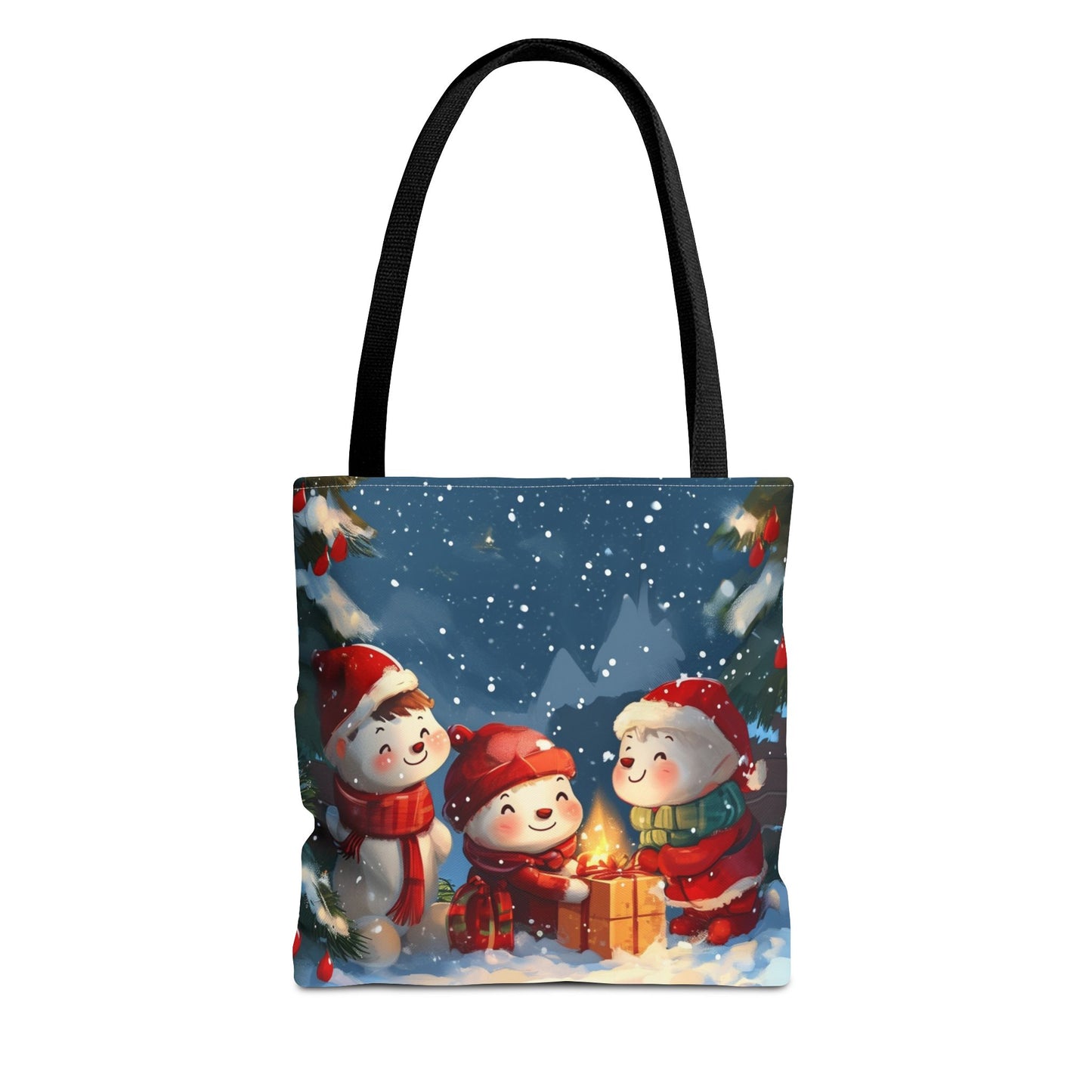 Snowman Family Tote Bag (AOP)